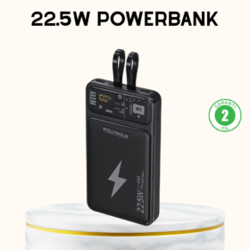 Powerbank Hızlı Şarj 10000 mAh Dahili Kablo