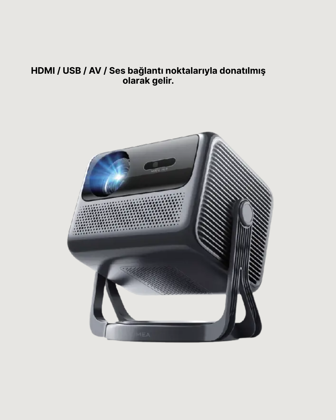 Smart Projector Android TV Otomatik Odaklı Full HD - Görsel 4