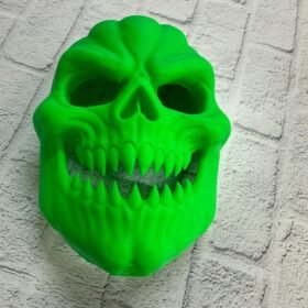 Yeşil Dekoratif Korku Maskesi Duvar Süsü