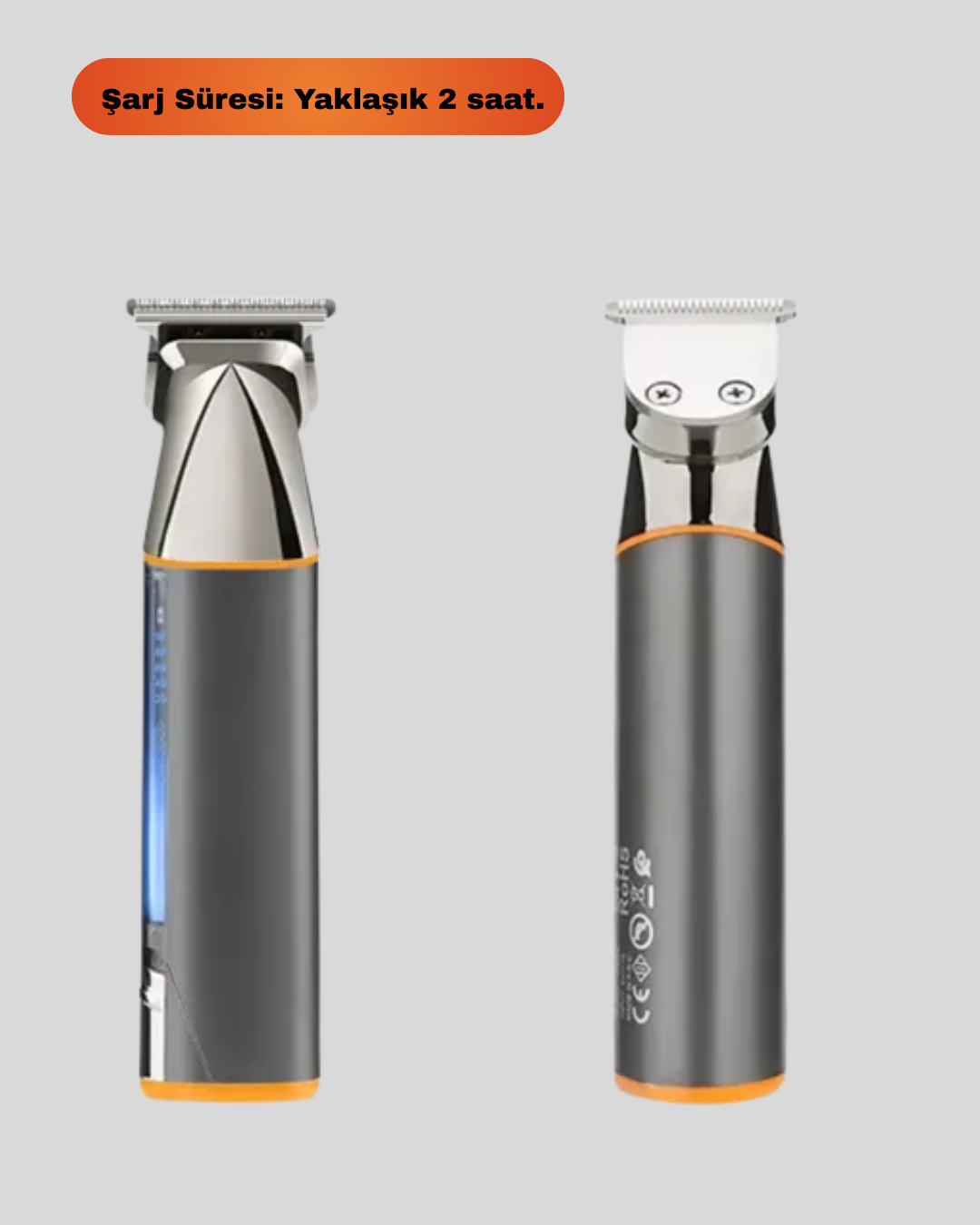 9’u 1 Arada Şarjlı Erkek Bakım Cihazı Saç Sakal Bıyık Ense Trimmer - Görsel 3