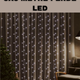 3x3 LED Şelale Perde Işık Kutlama ve Dekor Aydınlatması