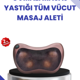 8 Toplu Derin Yoğurma Masaj Yastığı Ev ve Araç Kullanımına Uygun