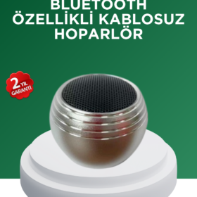 Mini Bluetooth Hoparlör TWS Özellikli Taşınabilir Güçlü Ses