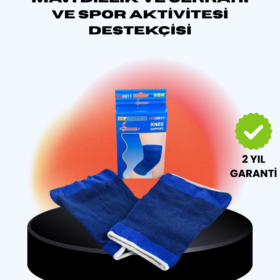Anti-Slip Diz Bandajı Sporcu Desteklikli Koruyucu Model