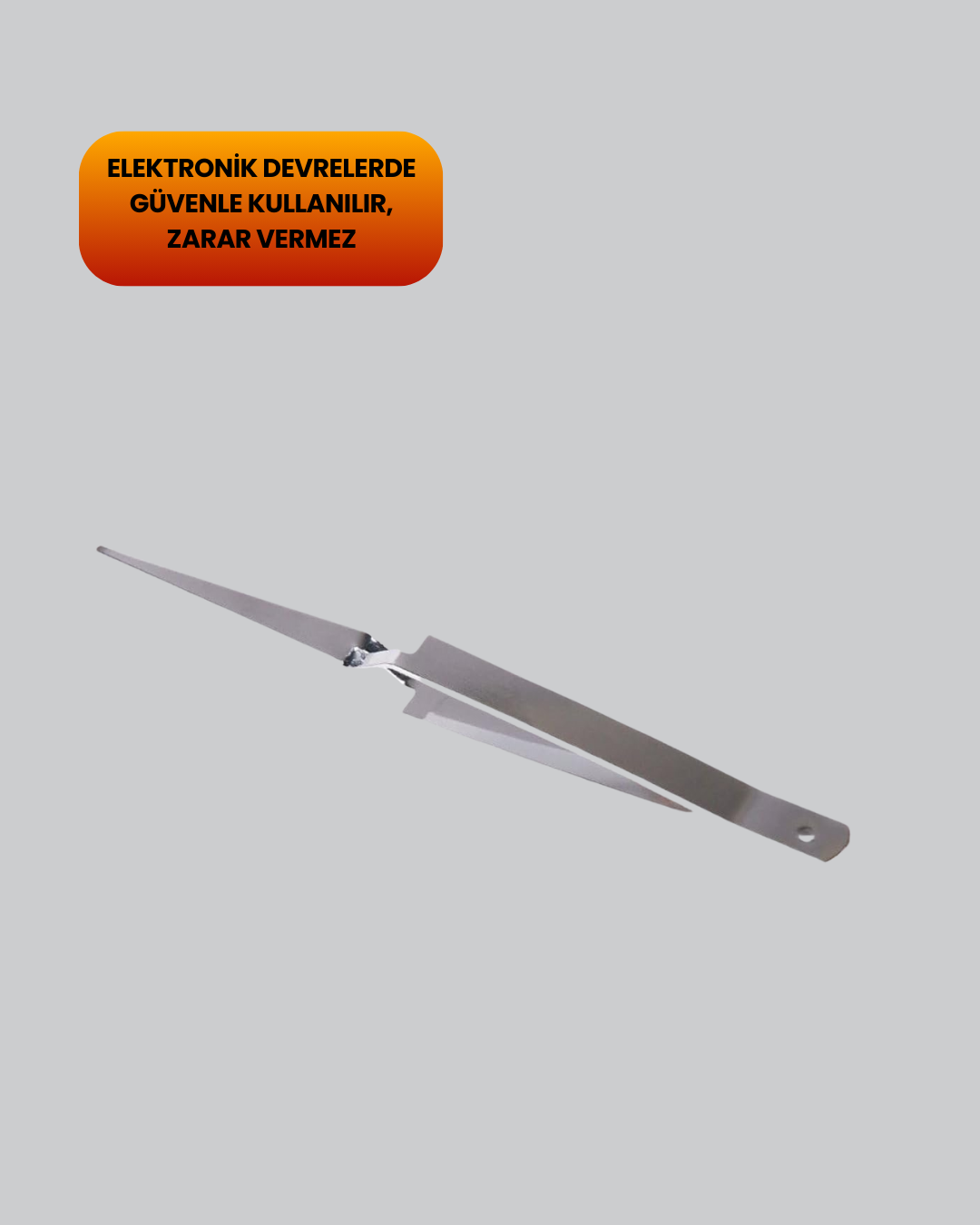 7 Parça Hassas Çelik Cımbız Seti Elektronik ve Saat Tamiri İçin - Görsel 4