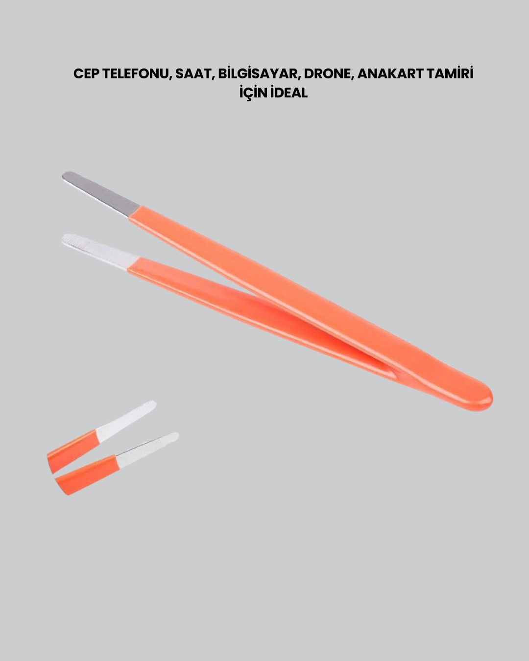 7 Parça Hassas Çelik Cımbız Seti Elektronik ve Saat Tamiri İçin - Görsel 5