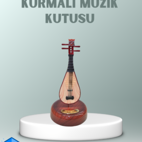 Enstrüman Figürlü Melodi Çalan Dekoratif Müzik Kutusu