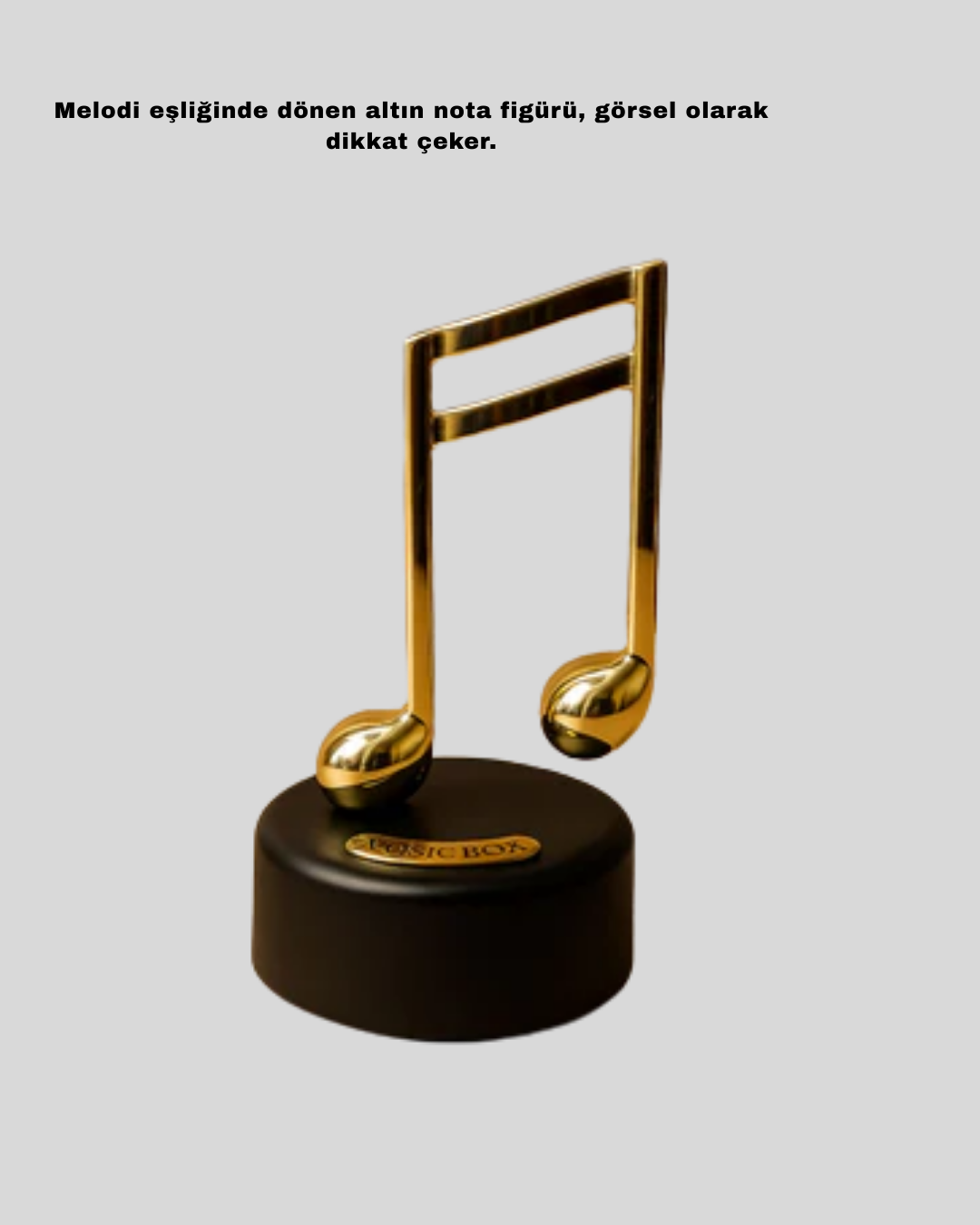 Nota Figürü Müzik Kutusu Melodious Model - Görsel 5
