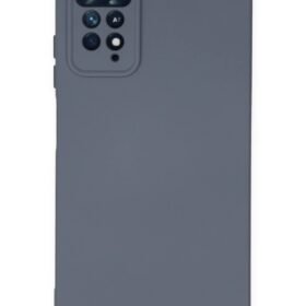 Xiaomi Redmi Note 11 Pro Kılıf Nano içi Kadife Silikon - Gri-(5796)