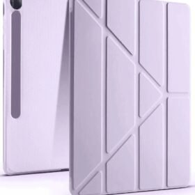 Xiaomi Redmi Pad SE Kılıf Kalemlikli Mars Tablet Kılıfı - Açık Mor-(5796)