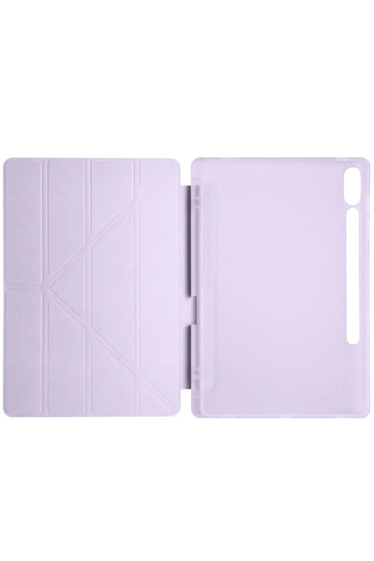 Xiaomi Redmi Pad SE Kılıf Kalemlikli Mars Tablet Kılıfı - Açık Mor-(5796) - Görsel 2