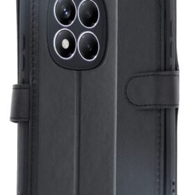 Xiaomi Redmi Note 14 Pro 4G Kılıf Trend S Plus Kapaklı Kılıf - Siyah-(5796)