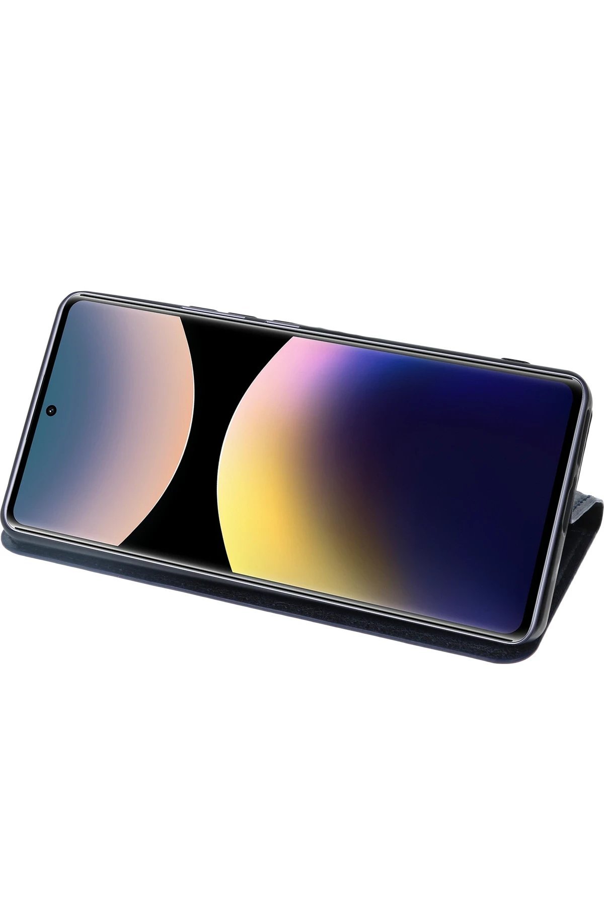 Xiaomi Redmi Note 14 Pro 4G Kılıf Trend S Plus Kapaklı Kılıf - Siyah-(5796) - Görsel 2