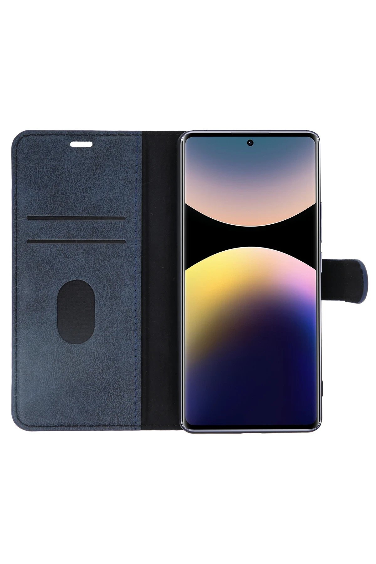 Xiaomi Redmi Note 14 Pro 4G Kılıf Trend S Plus Kapaklı Kılıf - Siyah-(5796) - Görsel 3