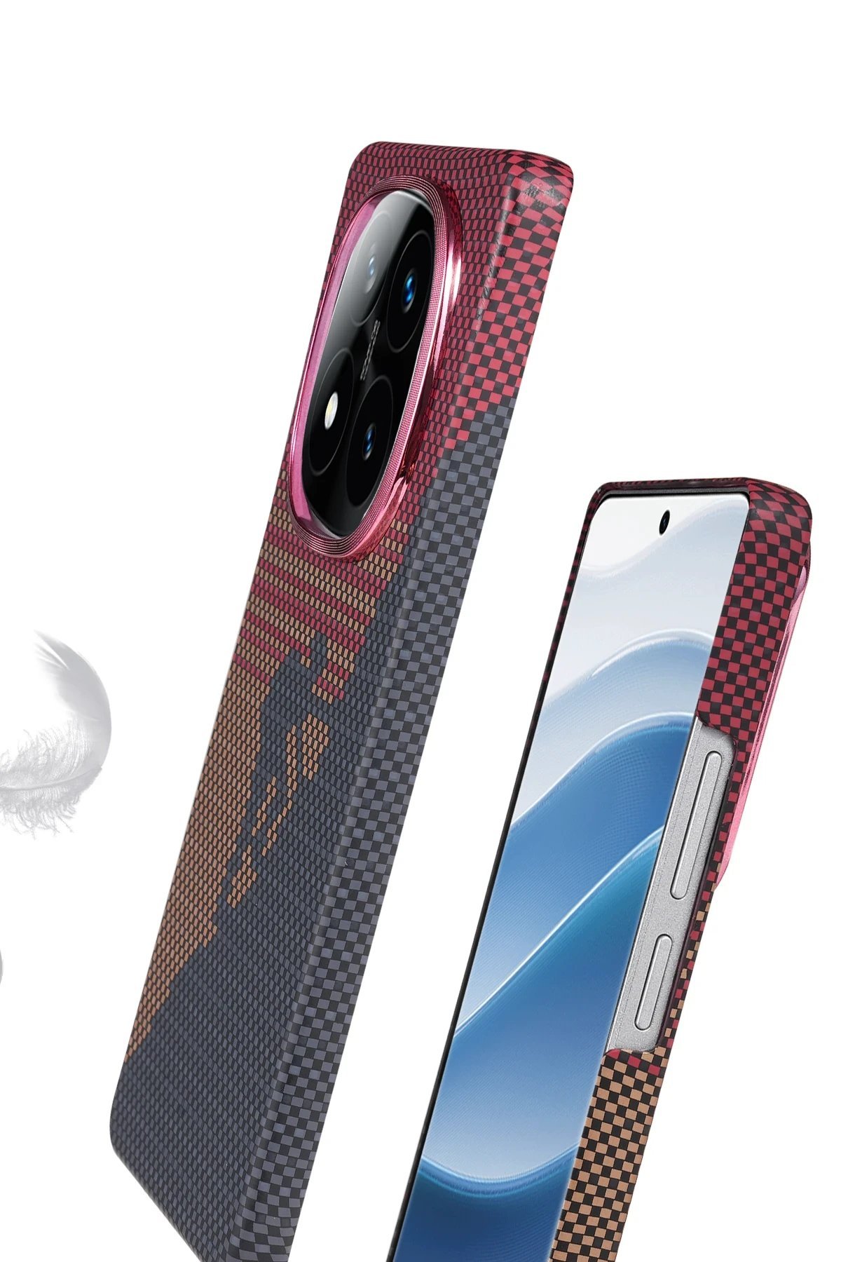 Xiaomi Redmi Note 14 Pro 5G Vega Magsafe Kapak - Gri-(5796) - Görsel 3